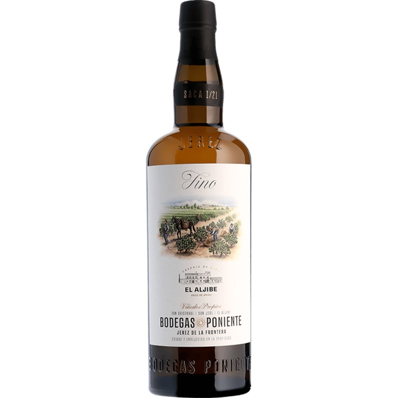 Bodegas Poniente Fino El Aljibe Jerez-Xeres-Sherry 750 ML