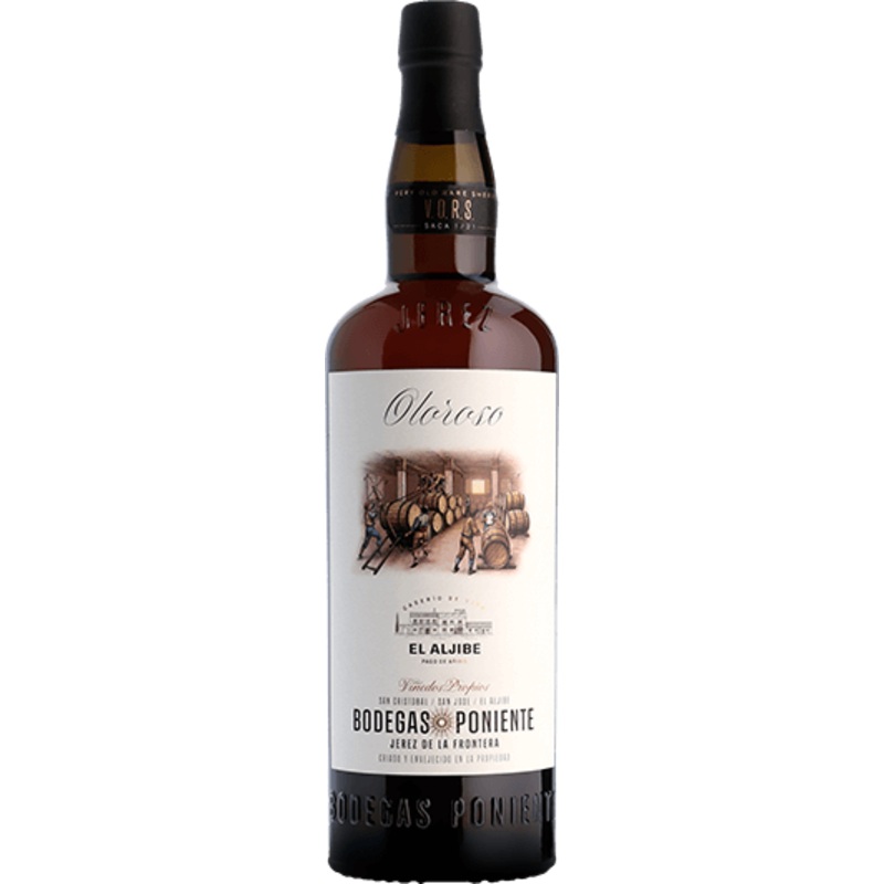 Bodegas Poniente Oloroso V.O.R.S. El Aljibe Jerez-Xeres-Sherry 750 ML