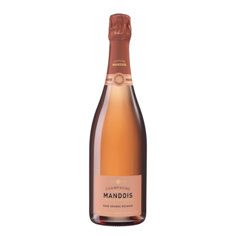 Champagne Mandois Brut Rose Grande Reserve 750 ML