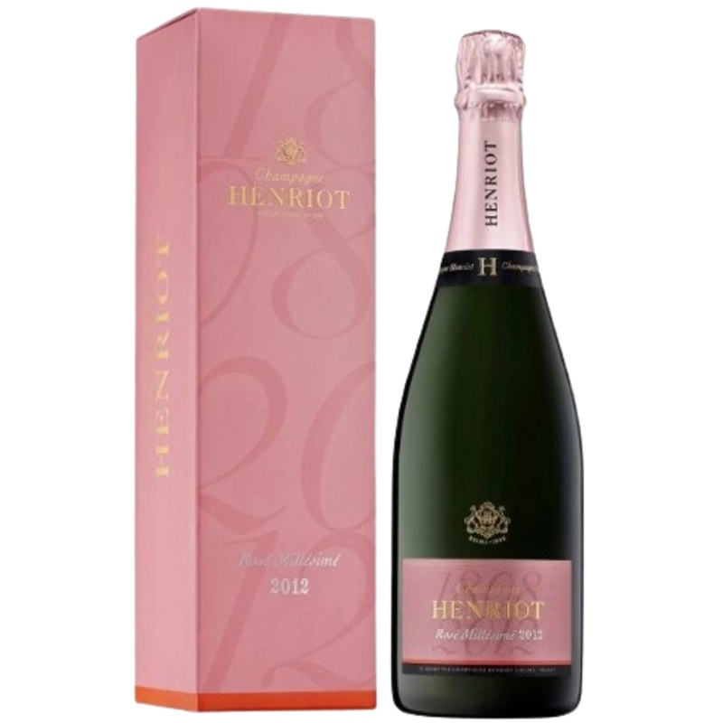 Henriot Champagne Brut Rose Millesime 2012 W/ Gift Box 750 ML