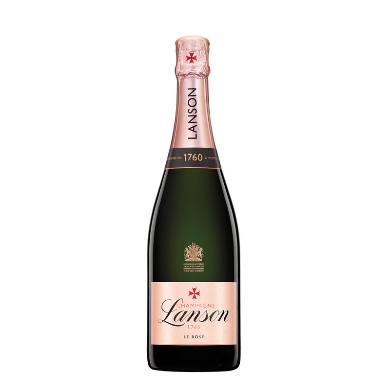 Lanson Champagne Brut Rose Le Rose 4 Yr 750 ML