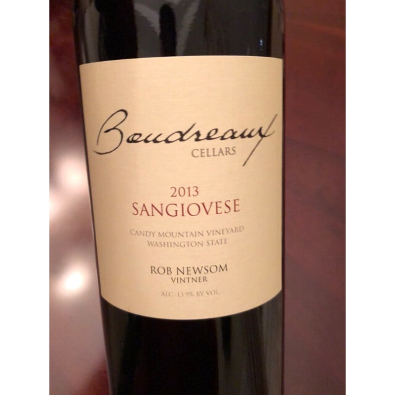 Boudreaux Cellars Sangiovese Candy Mountain Vineyard 750 ML