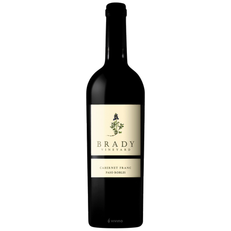 Brady Vineyard Paso Robles Cabernet Franc 2021 750 ML