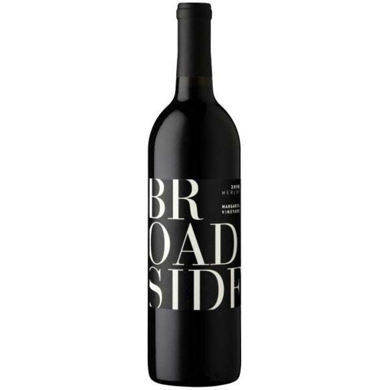 Broadside Merlot Margarita Vineyard Paso Robles 2019 750 ML