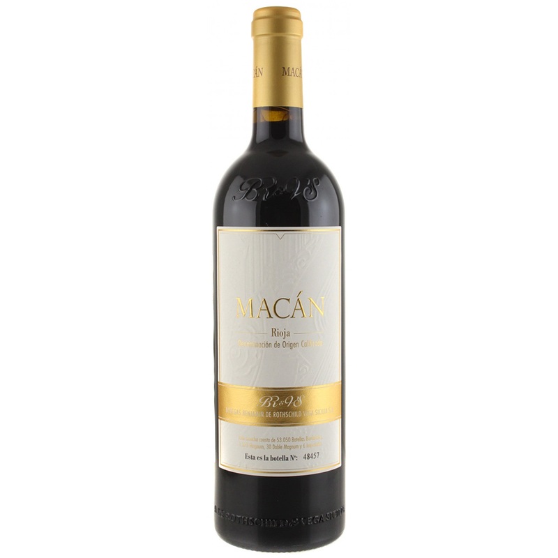 Bodegas Benjamin Rothschild and Vega Sicilia Macan 2014 750 ML