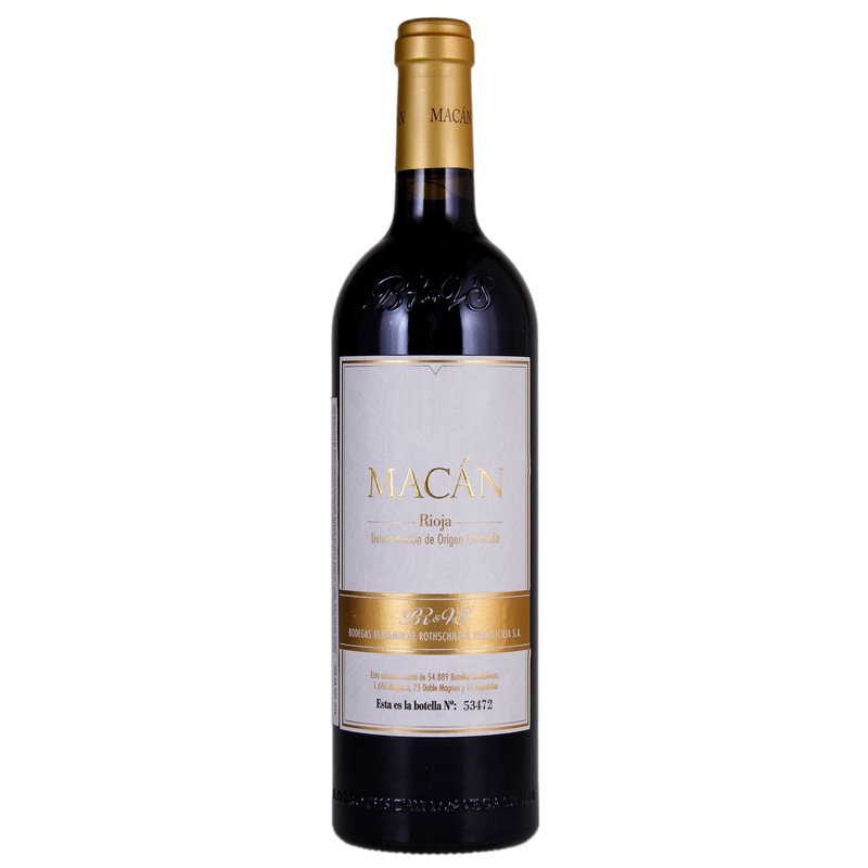 Bodegas Benjamin Rothschild and Vega Sicilia Macan 2017 1.5 L