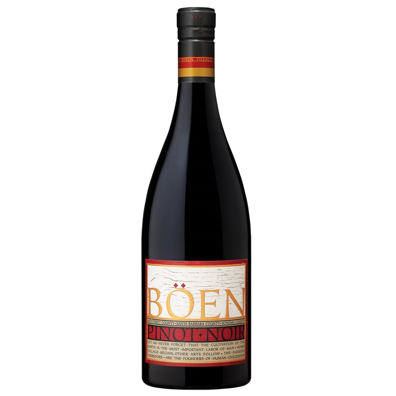 Boen Pinot Noir Santa Barbara Monterey And Sonoma Counties California 2022 750 ML