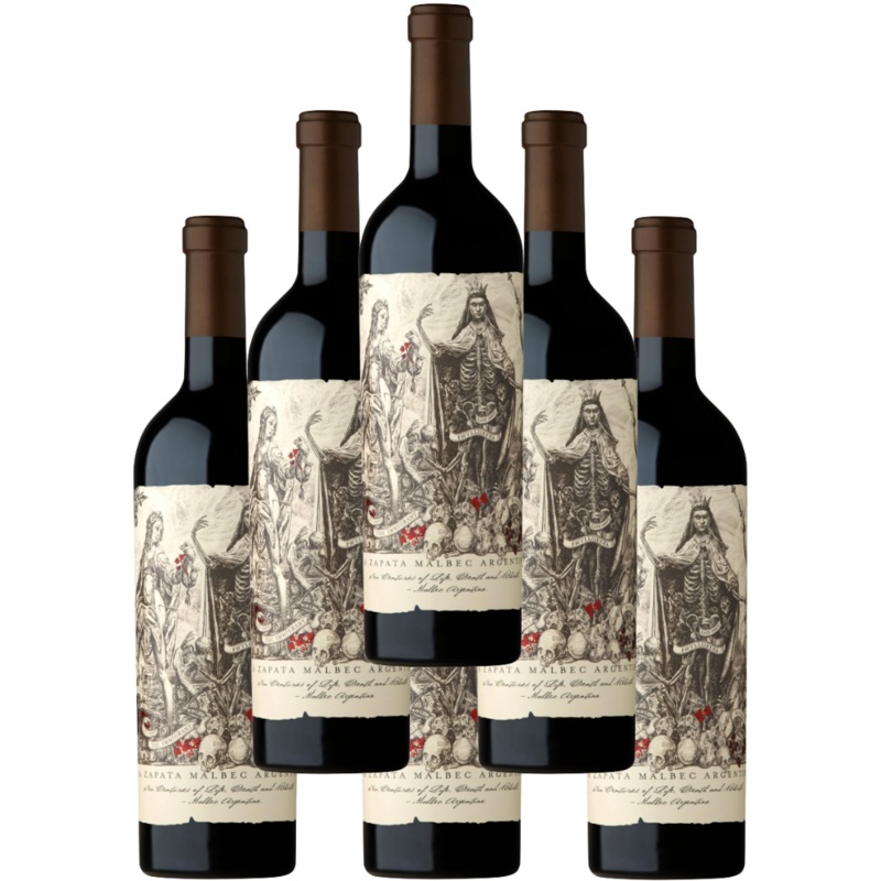 Bodega Catena Zapata Malbec Argentino Mendoza 2022 750 ML (6 Bottles)
