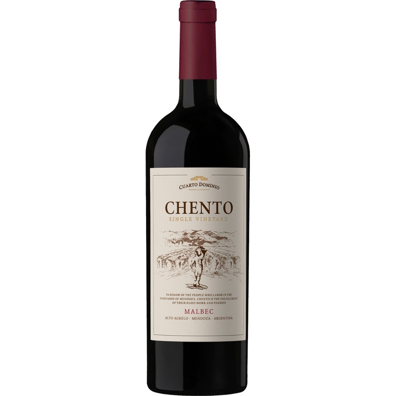 Bodega Cuarto Dominio Malbec Chento Single Vineyard Mendoza 2022 750 ML