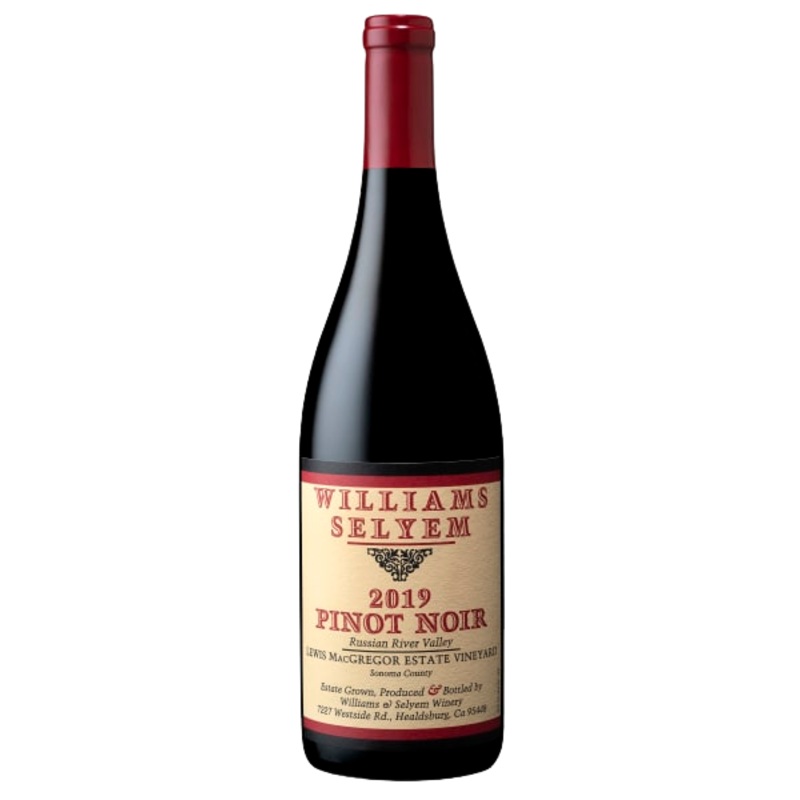 Williams Selyem Pinot Noir Lewis Macgregor Estate Vineyard Russian River Valley 2019 750 ML