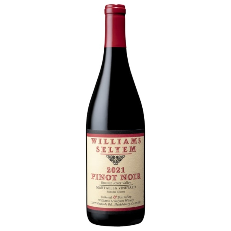 Williams Selyem Pinot Noir Martaella Vineyard Russian River Valley 2021 750 ML