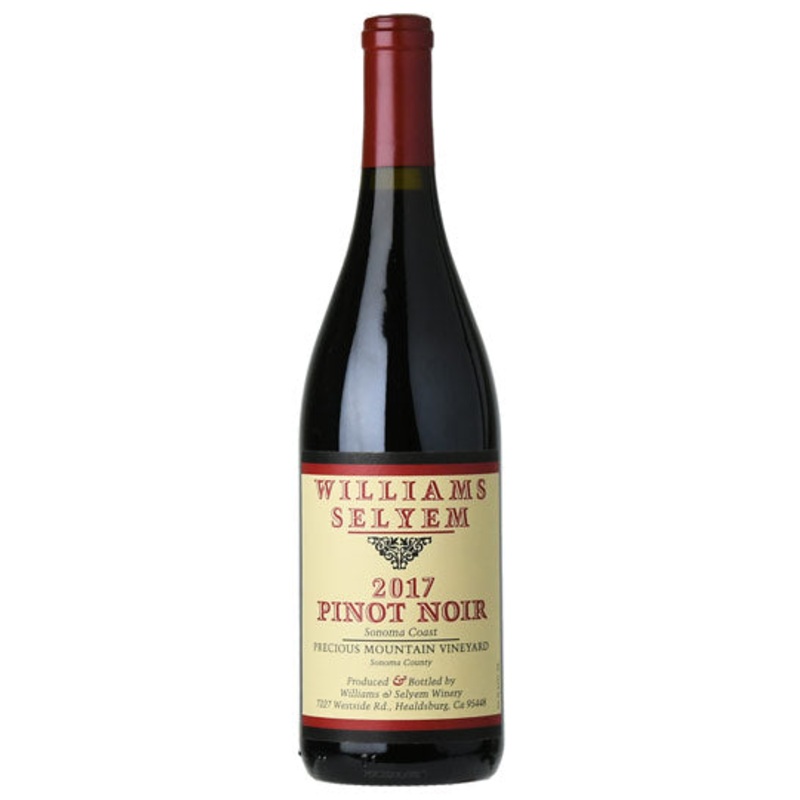 Williams Selyem Pinot Noir Precious Mountain Vineyard Sonoma Coast 2017 750 ML
