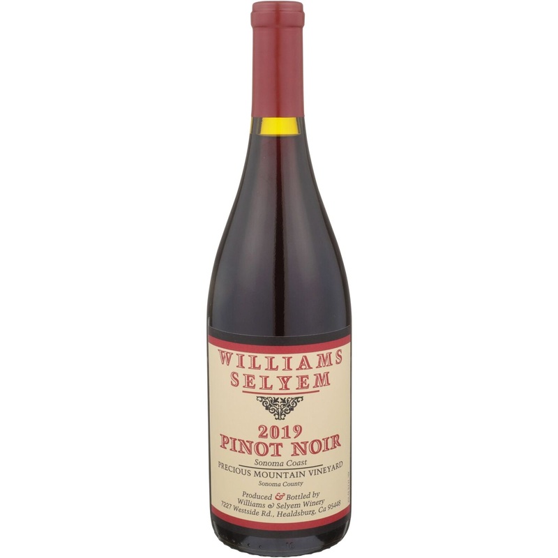 Williams Selyem Pinot Noir Precious Mountain Vineyard Sonoma Coast 2019 750 ML
