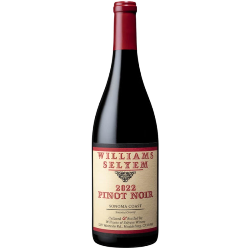Williams Selyem Pinot Noir Sonoma Coast 2022 750 ML