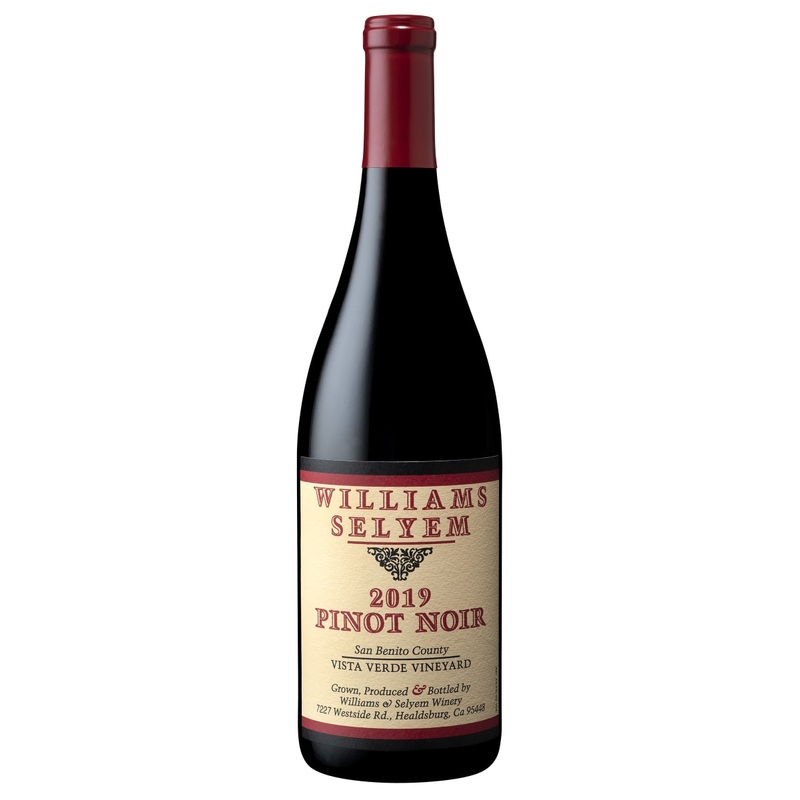 Williams Selyem Pinot Noir Vista Verde Vineyard San Benito County 2019 750 ML