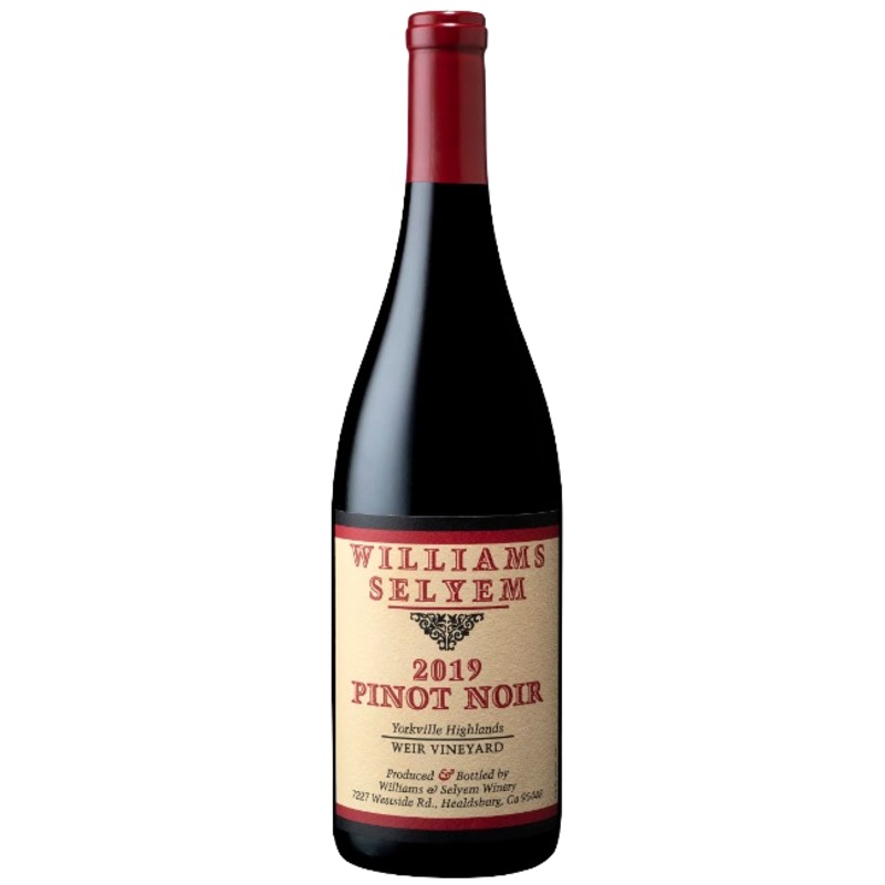 Williams Selyem Pinot Noir Weir Vineyard Yorkville Highlands 2019 750 ML