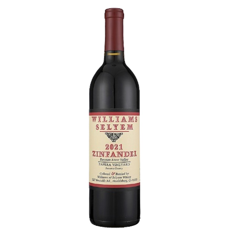 Williams Selyem Zinfandel Papera Vineyard Russian River Valley 2021 750 ML