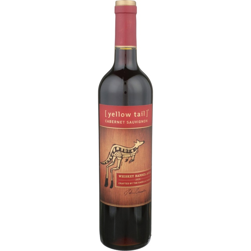 Yellow Tail Cabernet Sauvignon Whiskey Barrel Aged South Eastern Australia 750 ML