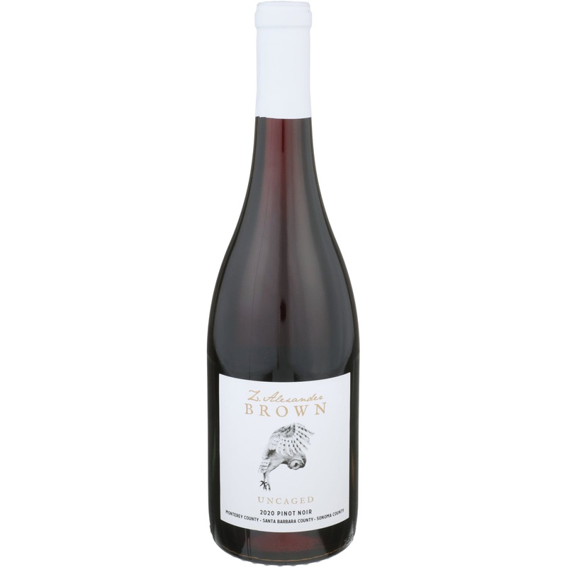 Z. Alexander Brown Pinot Noir Uncaged California 2020 750 ML