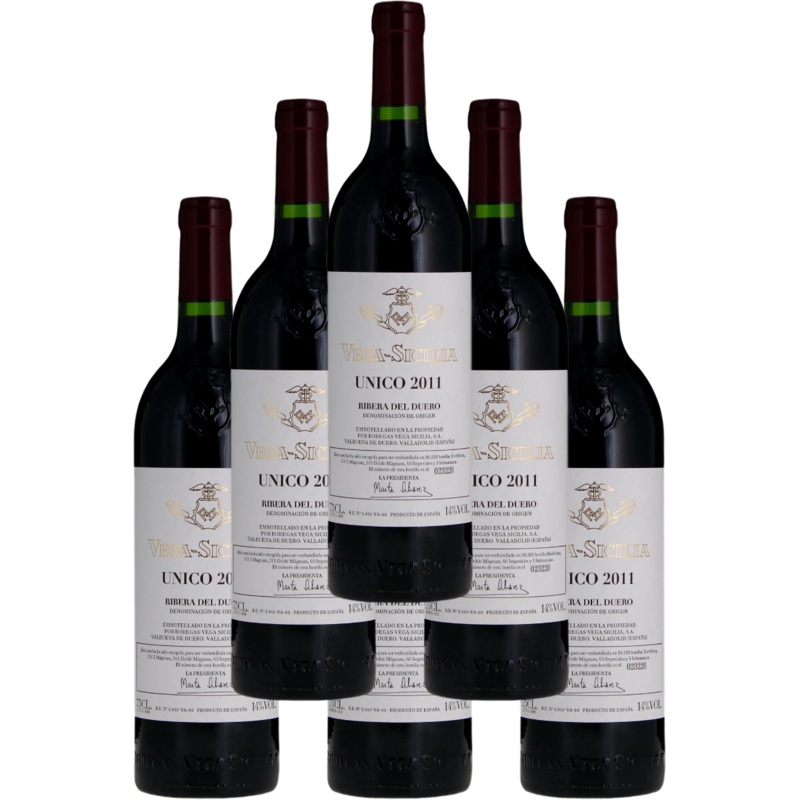 Vega Sicilia Ribera Del Duero Unico 2011 750 ML (6 Bottles)