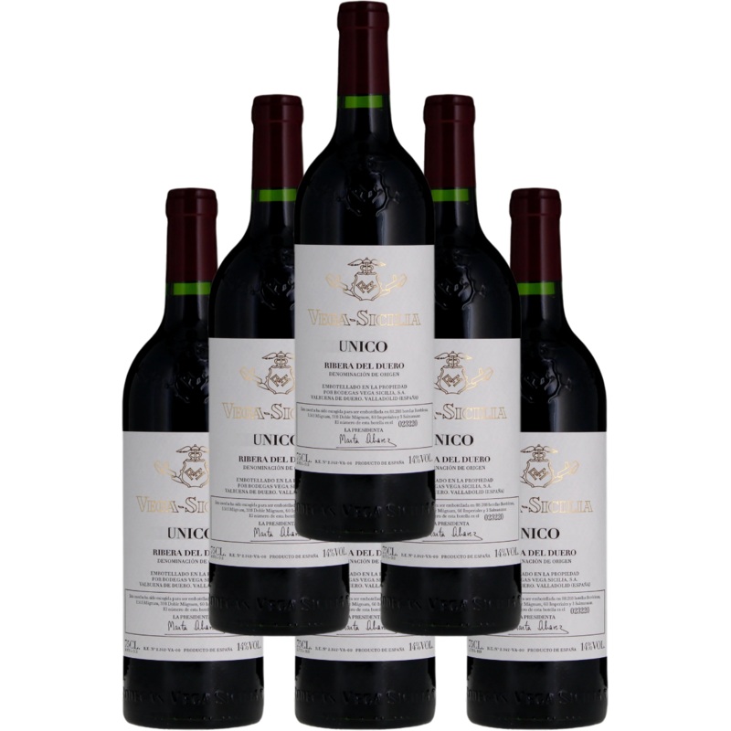 Vega Sicilia Ribera Del Duero Unico 2012 750 ML (6 Bottles)