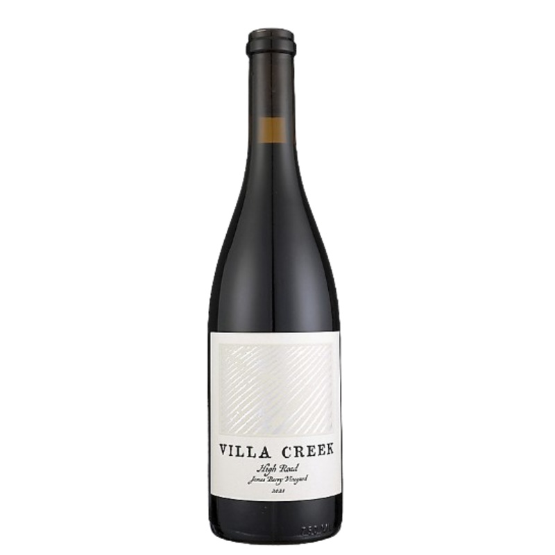 Villa Creek Red Wine High Road James Berry Vineyard Paso Robles Willow Creek District 2021 750 ML