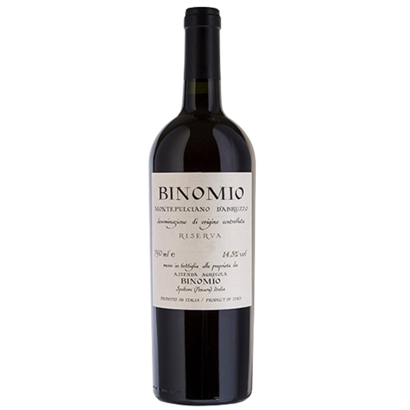 Binomio Montepulciano D'Abruzzo Riserva 2018 750 ML