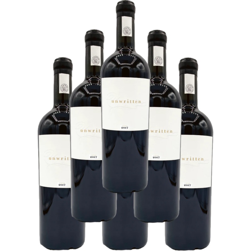 Unwritten Wines Cabernet Sauvignon St. Helena 2017 750 ML (6 Bottles)