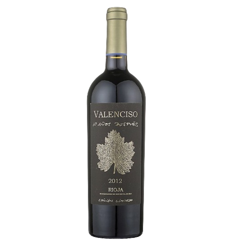 Valenciso Rioja 10 Anos Despues Edicion Limitada 2012 750 ML