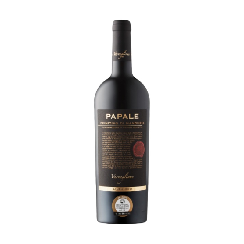 Varvaglione Papale Linea Oro Primitivo di Manduria 2021 750 ML