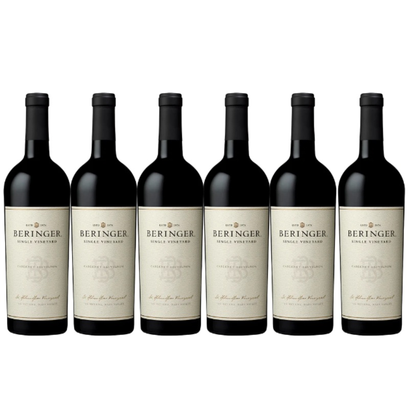 Beringer Vineyards Cabernet Sauvignon Private Reserve Napa Valley 2018 750 ML (6 Bottle)